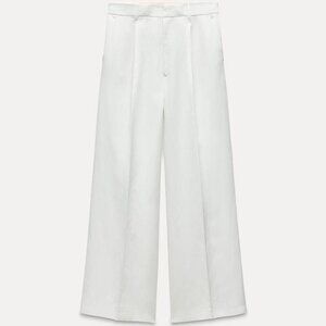 NWT ZARA ZW COLLECTION STRAIGHT LEG PANTS S